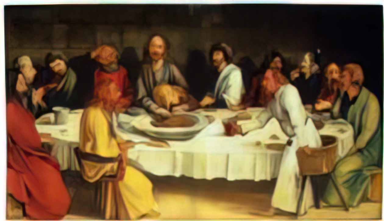 Matthias Grunewald last supper coburg panel Art A4 Photo Print