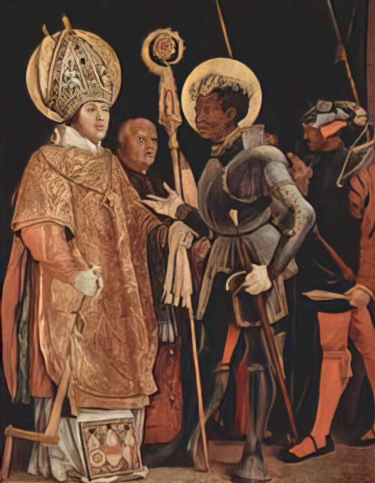 Matthias Grunewald saints erasmus and mauritius 1523 Art A4 Photo Print