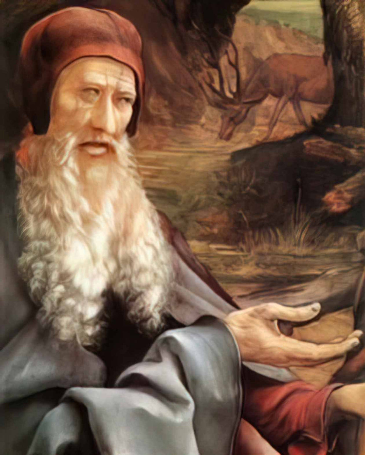 Matthias Grunewald st anthony visiting st paul the hermit in the dese Art A4 Photo Print