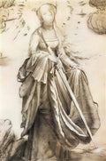 Matthias Grunewald st catherine Art A4 Photo Print