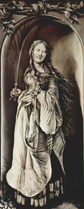 Matthias Grunewald st lucy c 283 c 304 Art A4 Photo Print