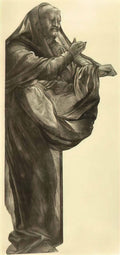 Matthias Grunewald study of an apostle Art A4 Photo Print