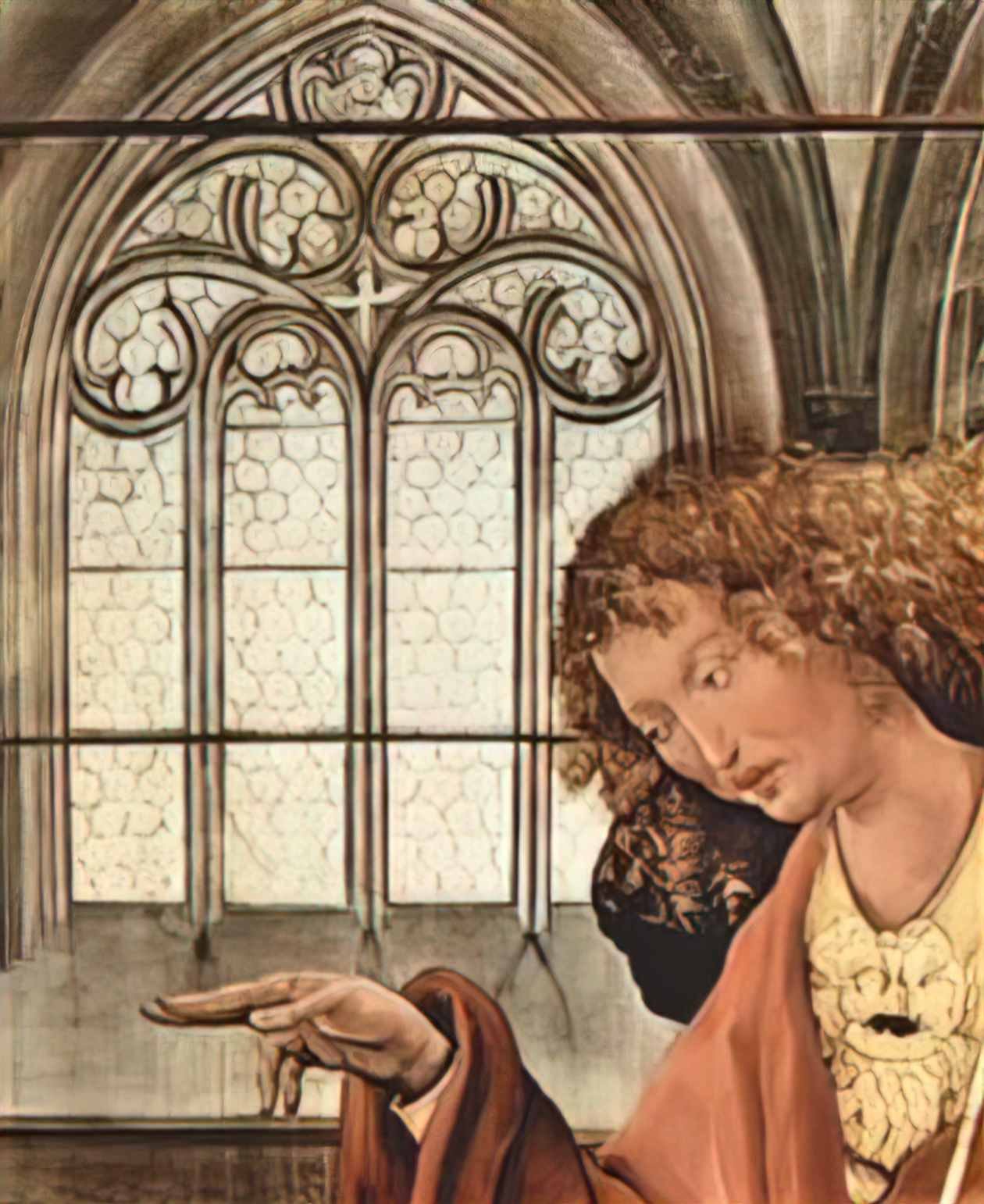 Matthias Grunewald the annunciation detail 1 Art A4 Photo Print