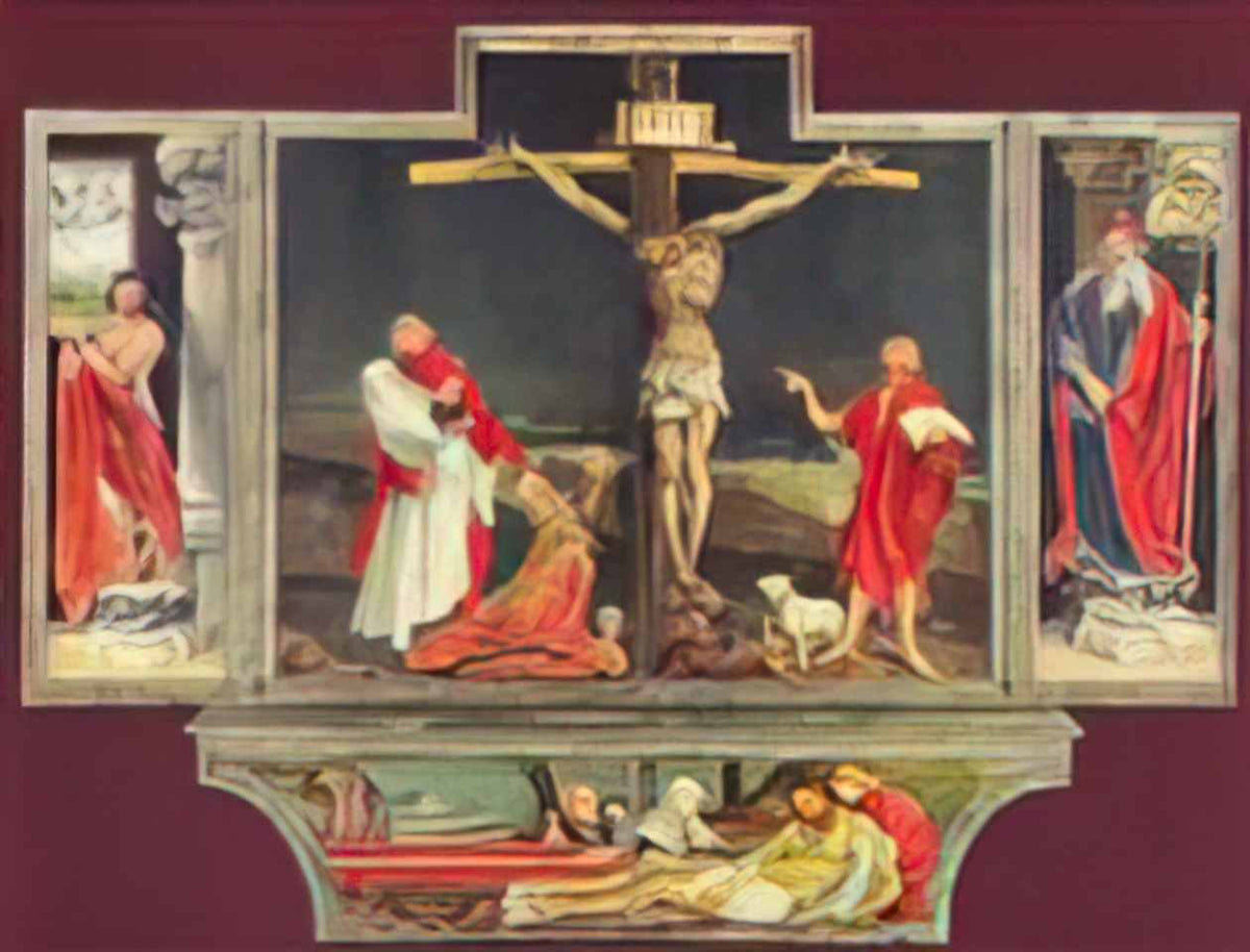 Matthias Grunewald the isenheim altarpiece Art A4 Photo Print