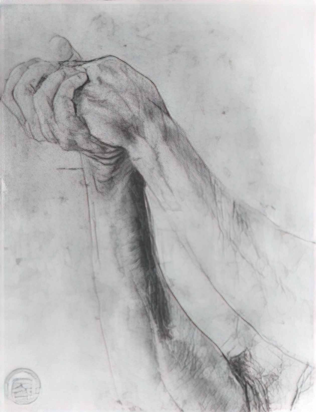 Matthias Grunewald upper arm study 1514 Art A4 Photo Print