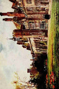 Matthison William 1853 1926 Cambridge 1916 Peterhouse from the Fellows Building A4 Photo Print