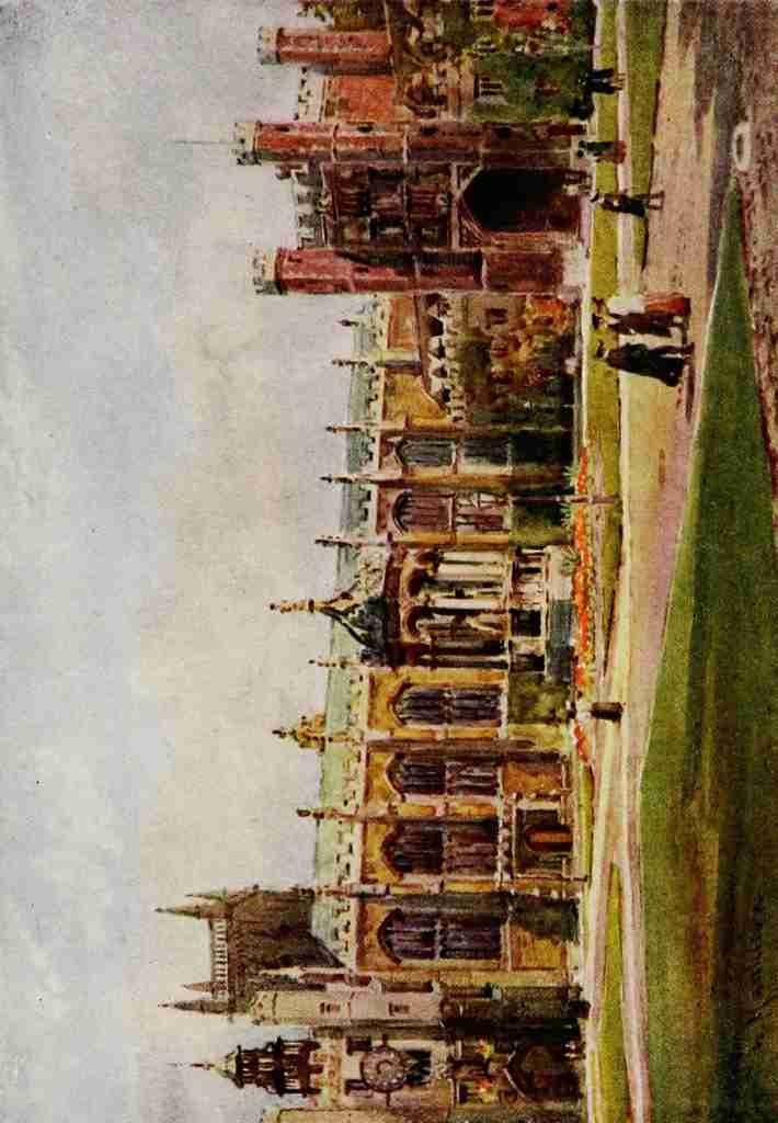 Matthison William 1853 1926 Cambridge 1916 The Great Court Trinity College A4 Photo Print