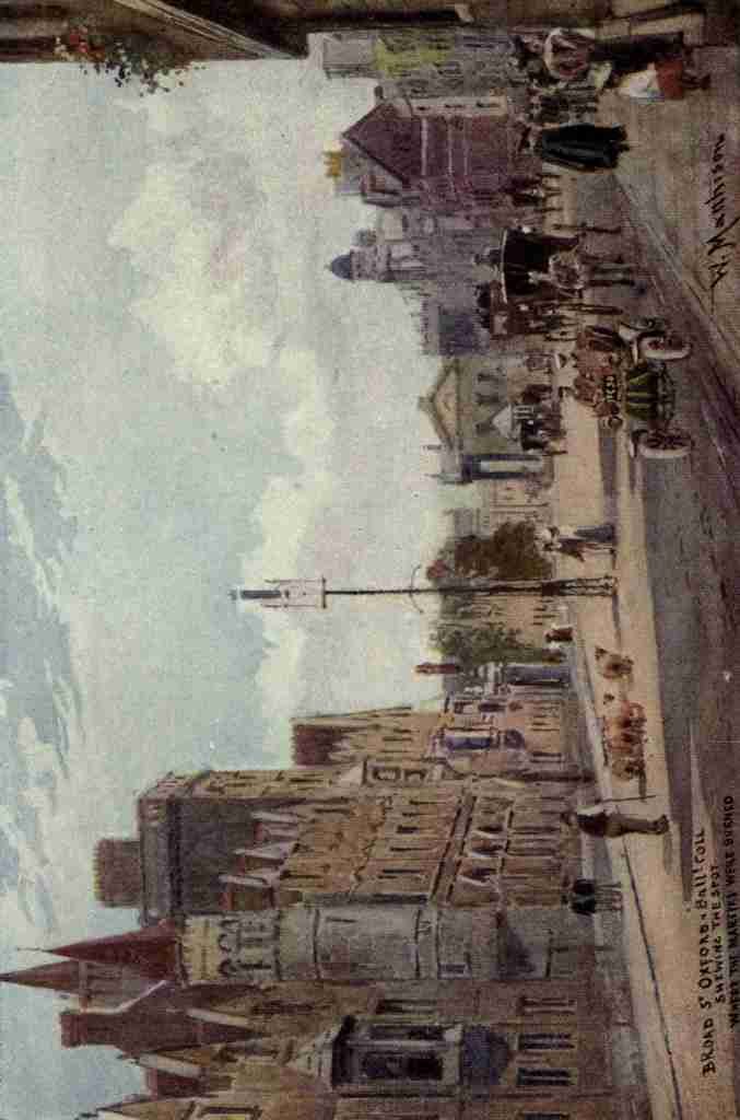 Matthison William 1853 1926 Oxford 1905 Broad Street & Balliol College A4 Photo Print
