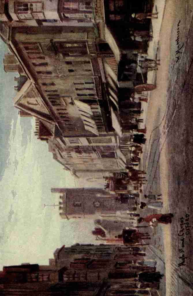 Matthison William 1853 1926 Oxford 1905 Carfax & High Street A4 Photo Print