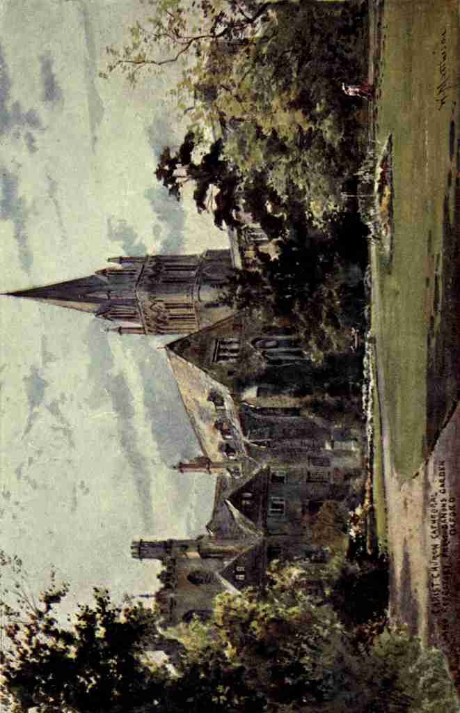Matthison William 1853 1926 Oxford 1905 Christ Church Cathedral A4 Photo Print