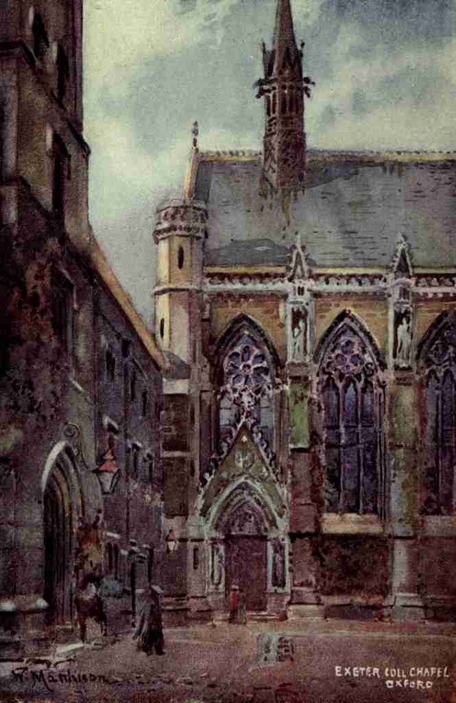 Matthison William 1853 1926 Oxford 1905 Exeter College Chapel A4 Photo Print