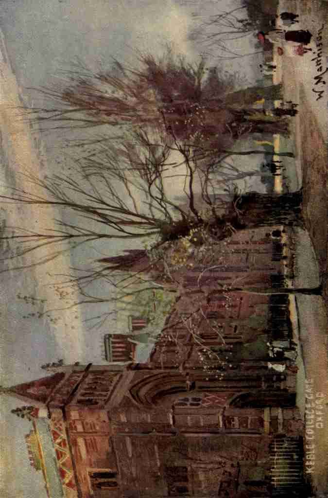 Matthison William 1853 1926 Oxford 1905 Keble College Gate A4 Photo Print