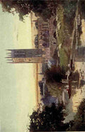 Matthison William 1853 1926 Oxford 1905 Magdalen Tower & Bridge A4 Photo Print