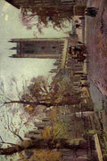 Matthison William 1853 1926 Oxford 1905 Magdalen Tower A4 Photo Print
