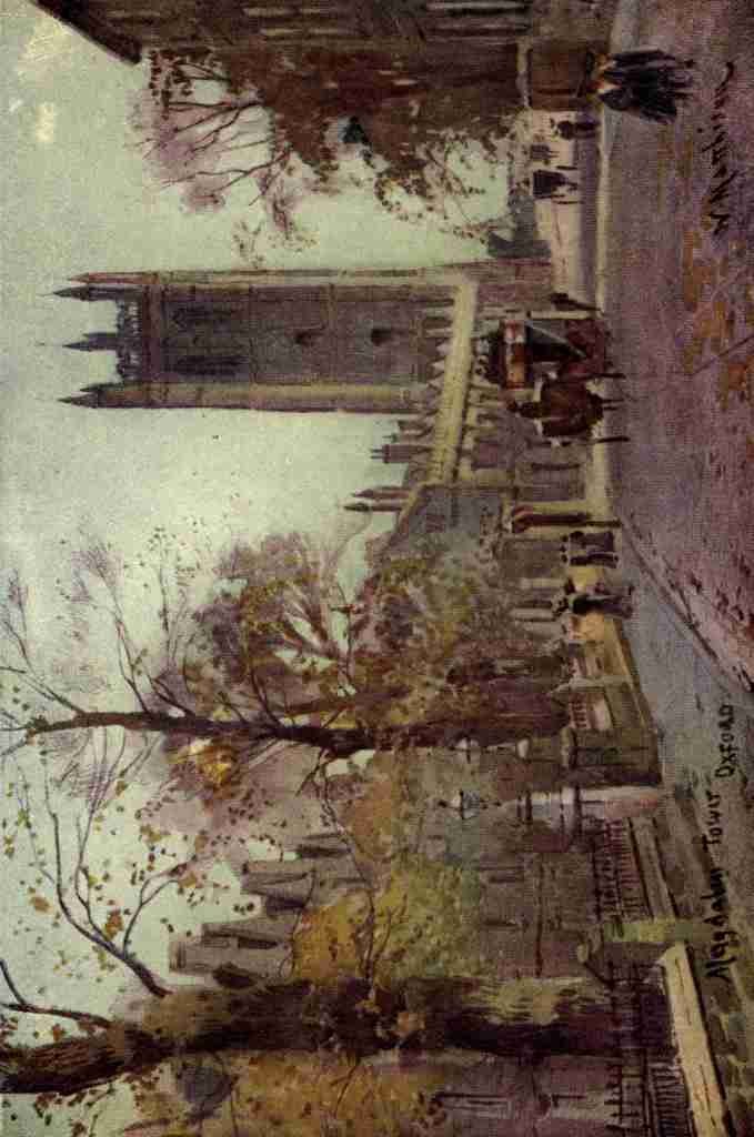 Matthison William 1853 1926 Oxford 1905 Magdalen Tower A4 Photo Print