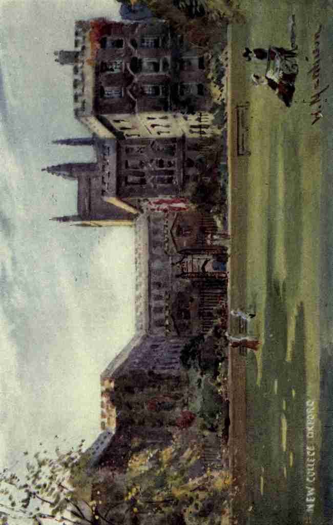 Matthison William 1853 1926 Oxford 1905 New College A4 Photo Print