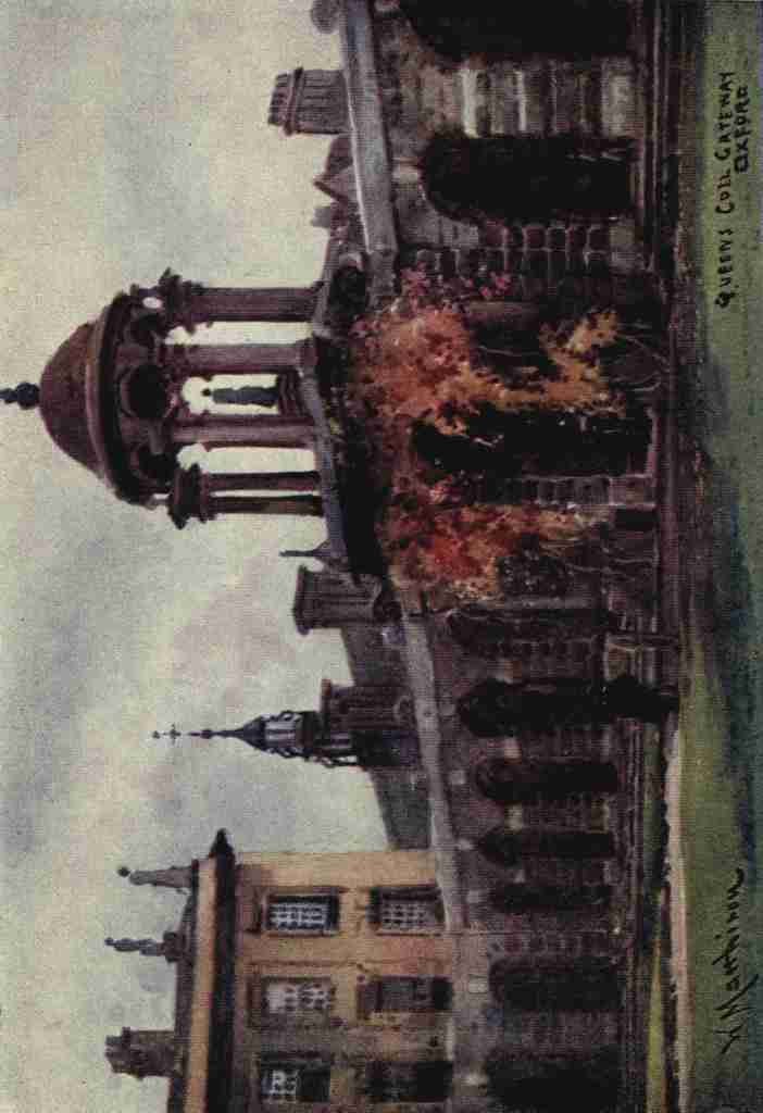 Matthison William 1853 1926 Oxford 1905 Queens College Gateway A4 Photo Print