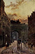 Matthison William 1853 1926 Oxford 1905 The Canterbury Gate Christ Church College A4 Photo Print