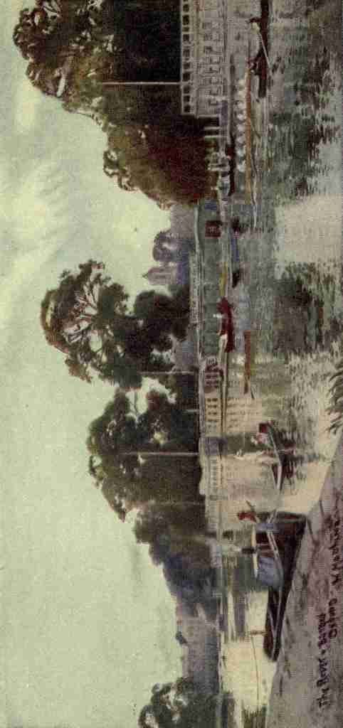 Matthison William 1853 1926 Oxford 1905 The River & Barges A4 Photo Print