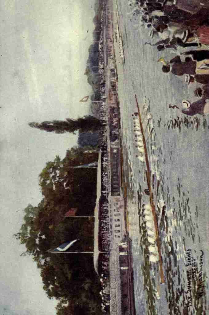 Matthison William 1853 1926 Oxford 1905 The Summer Eights A4 Photo Print