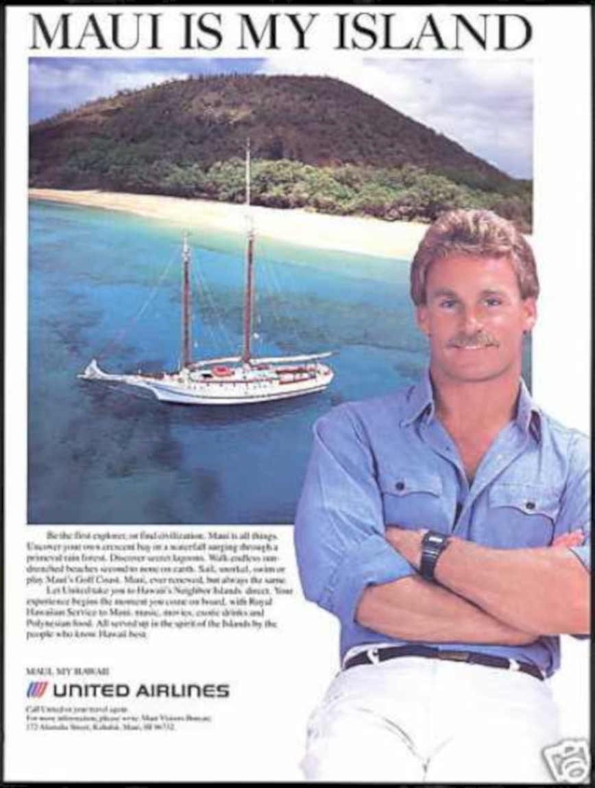 Maui Island Travel Vintage Retro Advert Ads A4 Photo Print