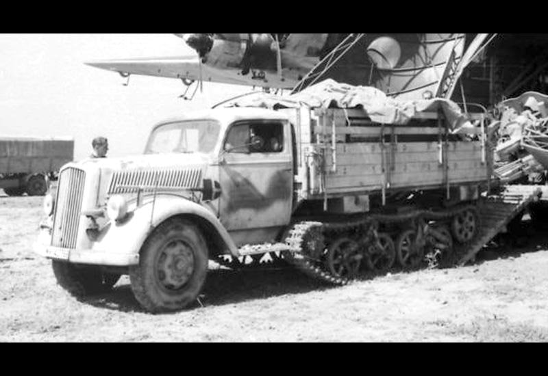 Maultier Conversion Halftrack Vehicle Germany A4 Photo Print