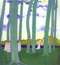 Maurice Denis green trees or the beeches of kerduel Art A4 Photo Print