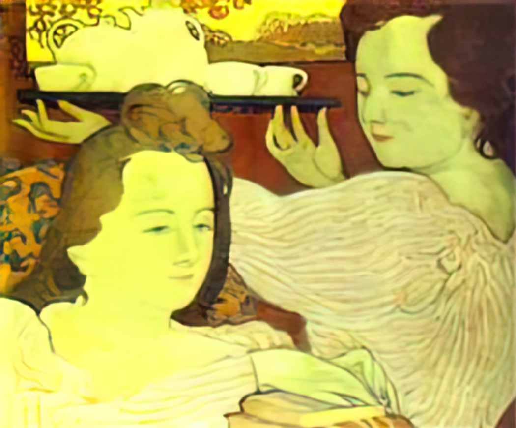 Maurice Denis mystic allegory or tea Art A4 Photo Print