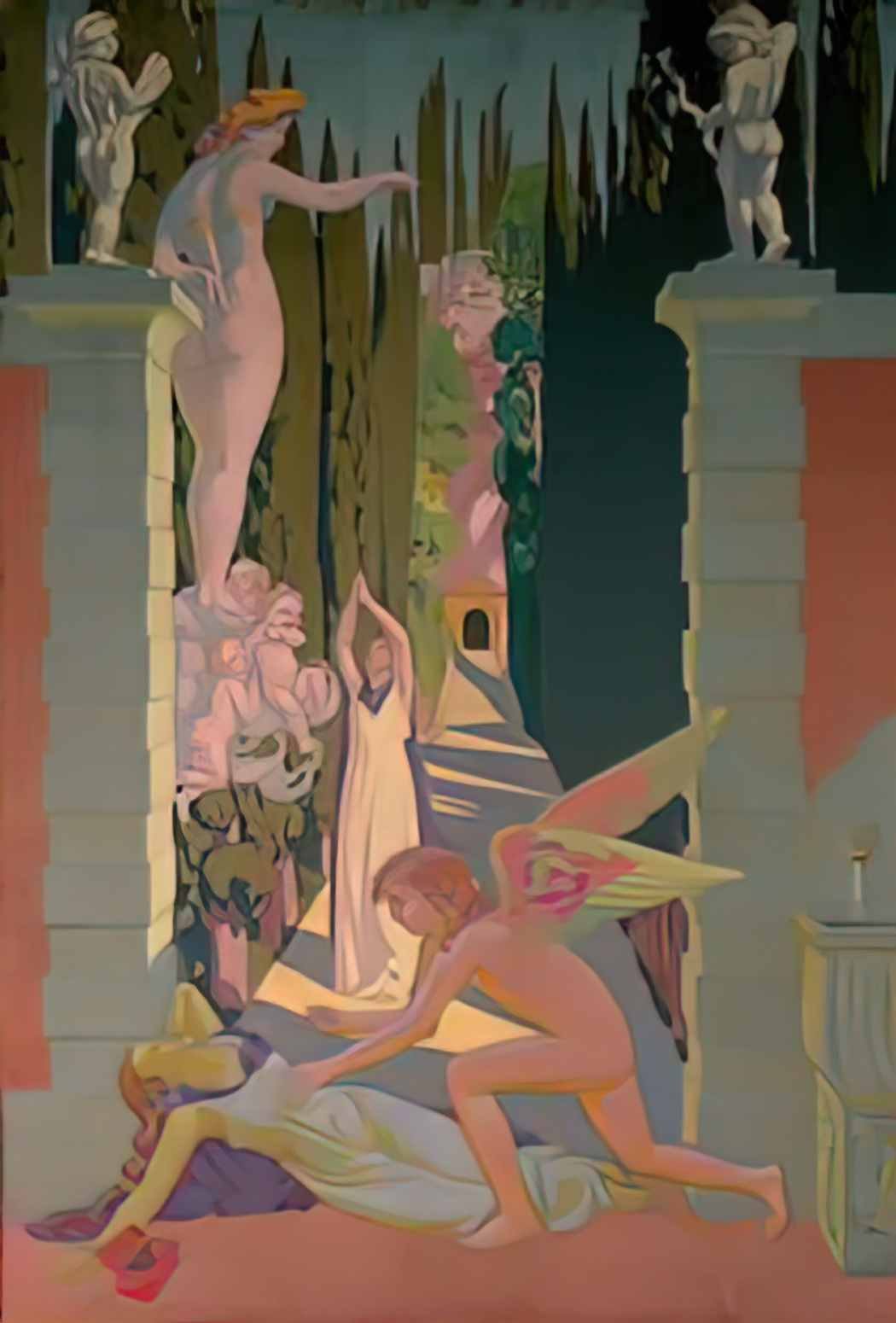 Maurice Denis panel 4 the vengeance of venus Art A4 Photo Print