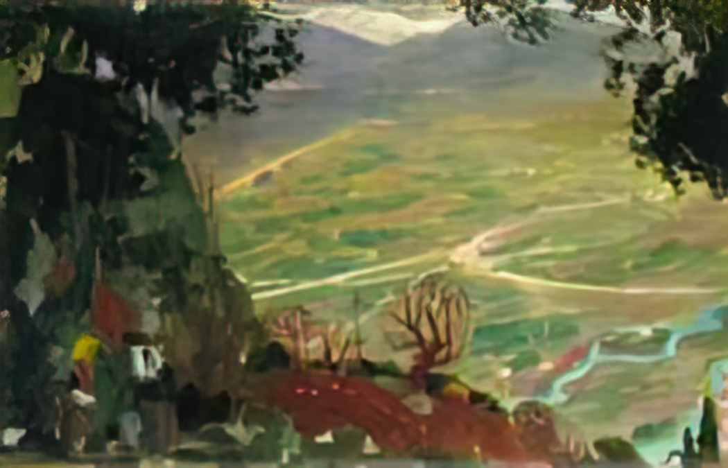Maurice Denis panorama of cassis Art A4 Photo Print