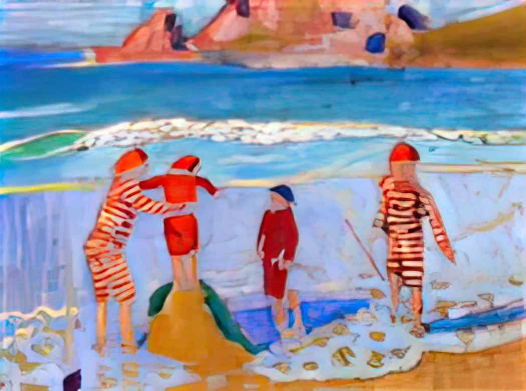 Maurice Denis sand castle Art A4 Photo Print
