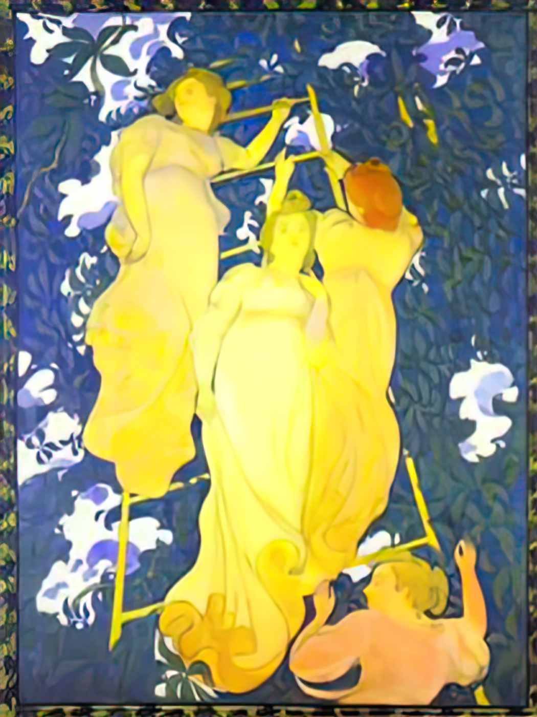 Maurice Denis the ladder in the foliage 1892 Art A4 Photo Print