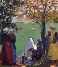 Maurice Denis the sacred spring at guidel Art A4 Photo Print