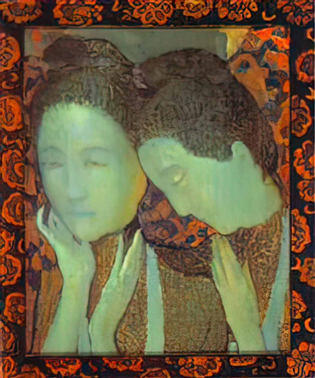 Maurice Denis the two sisters Art A4 Photo Print