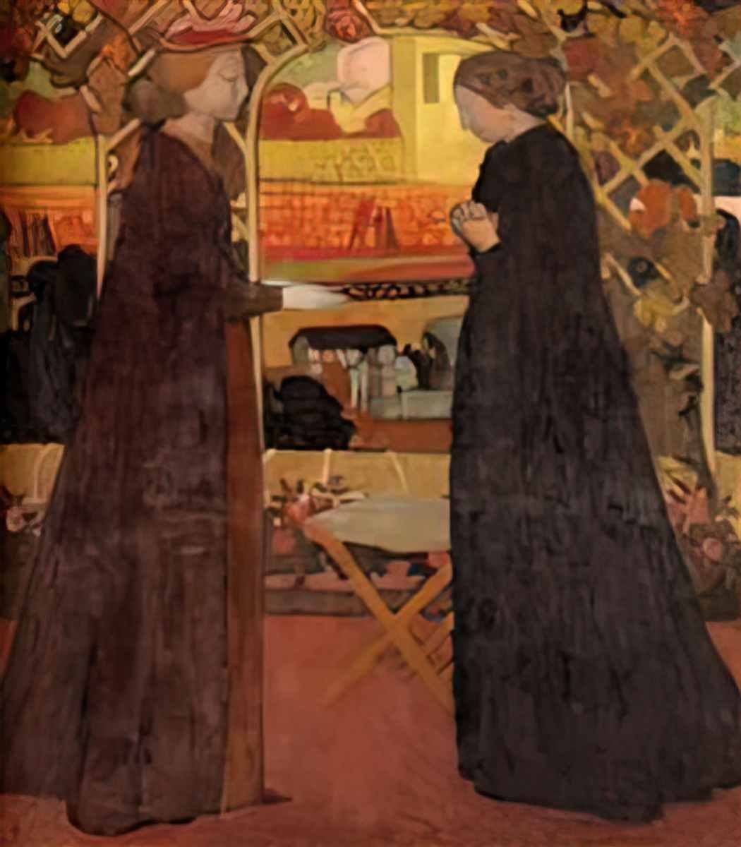 Maurice Denis the visitation 1894 Art A4 Photo Print