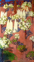 Maurice Denis virginal spring flowering apple trees Art A4 Photo Print