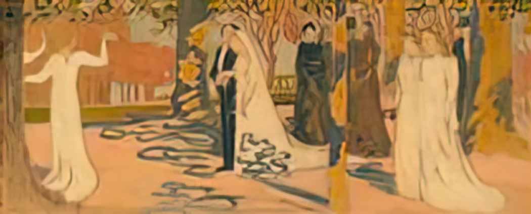 Maurice Denis wedding procession Art A4 Photo Print