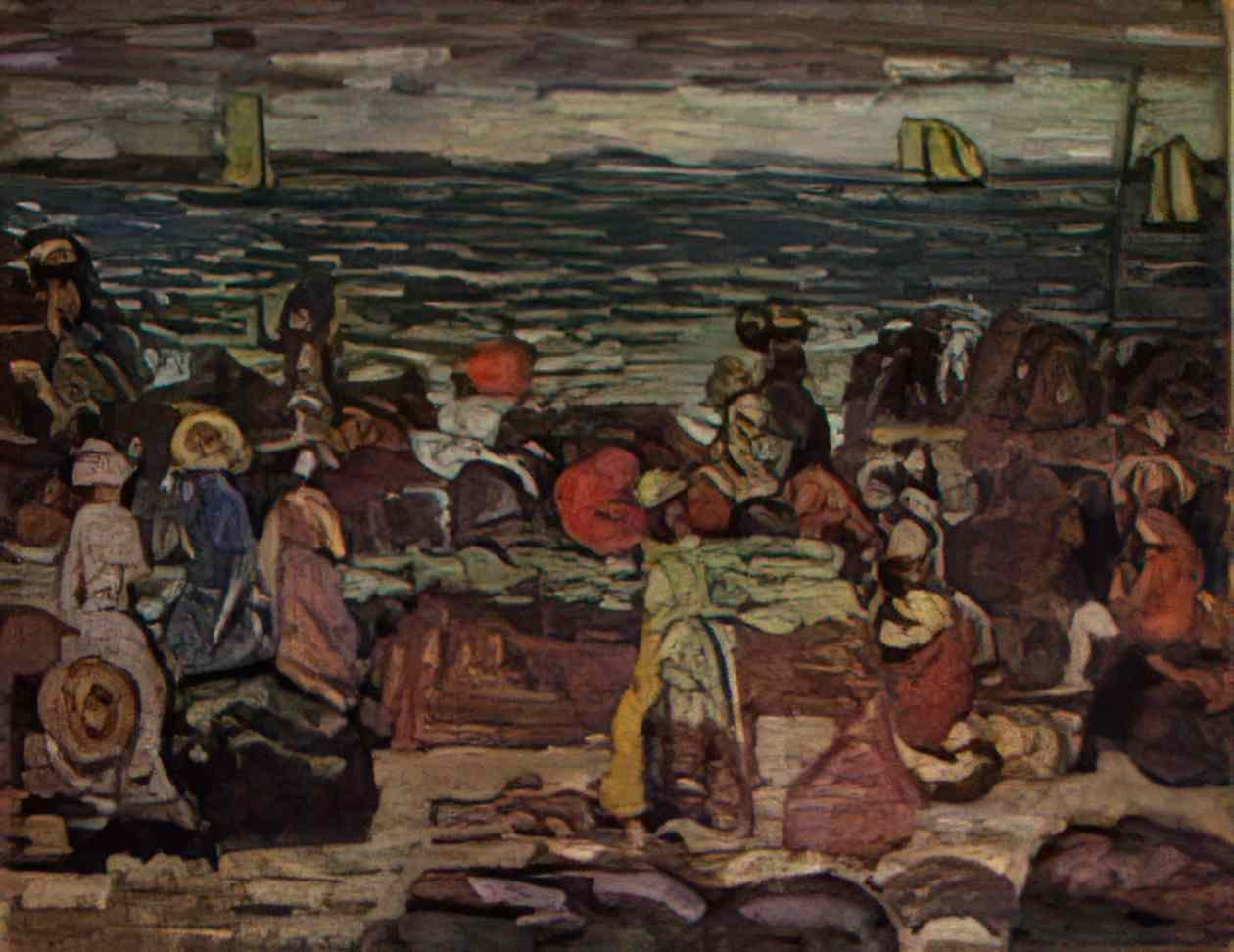 Maurice Prendergast a dark day Art A4 Photo Print