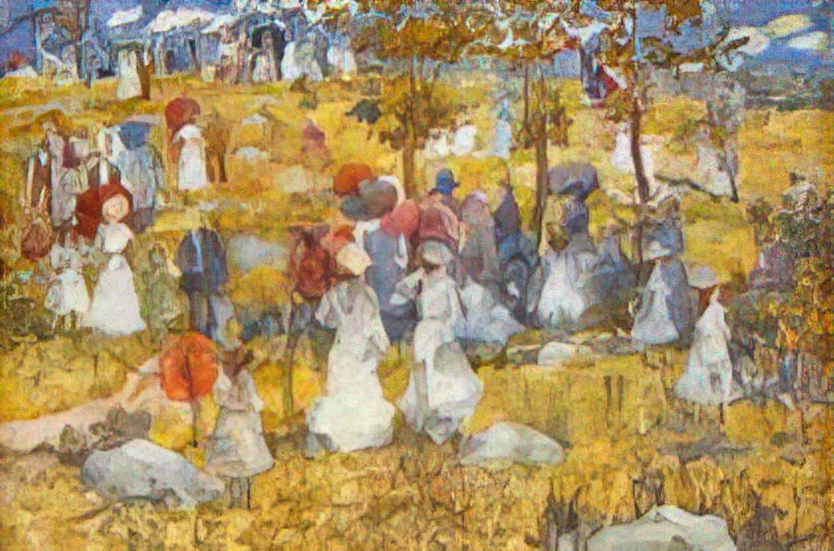 Maurice Prendergast at the park Art A4 Photo Print