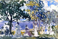 Maurice Prendergast beach promenade Art A4 Photo Print