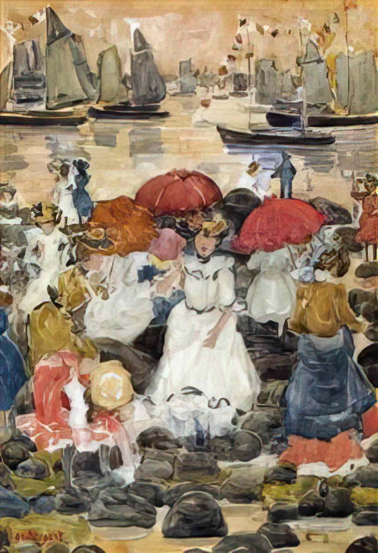 Maurice Prendergast beechmont Art A4 Photo Print