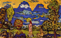 Maurice Prendergast blue mountains Art A4 Photo Print