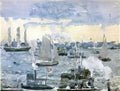 Maurice Prendergast boston harbor Art A4 Photo Print