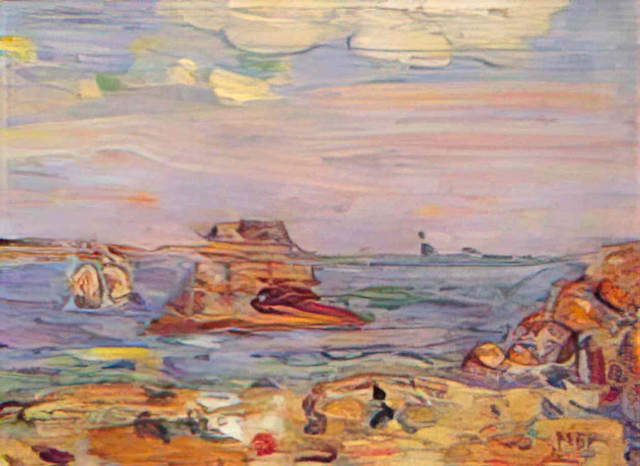 Maurice Prendergast brittany coast Art A4 Photo Print