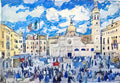 Maurice Prendergast campo santa maria formosa venice 1912 Art A4 Photo Print
