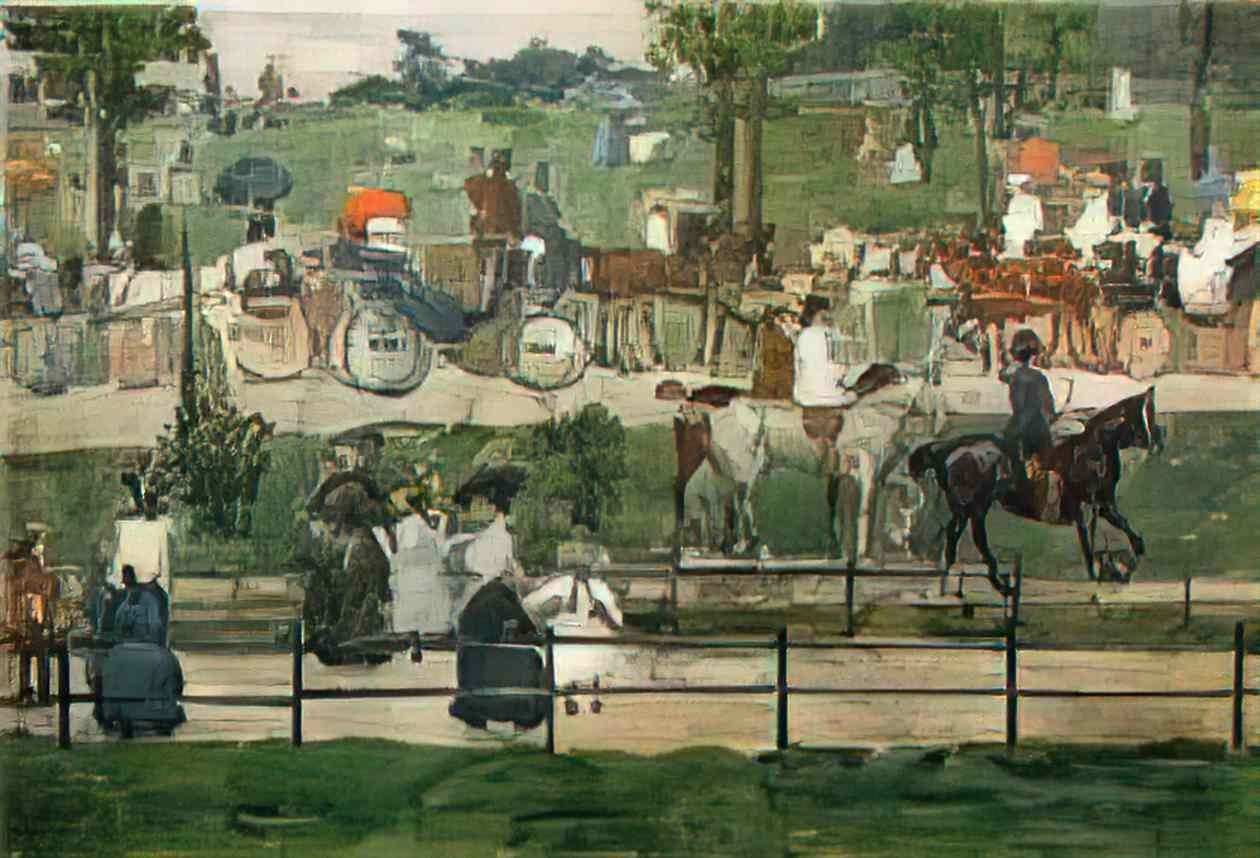 Maurice Prendergast central park 1900 Art A4 Photo Print