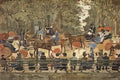 Maurice Prendergast central park new york 1901 Art A4 Photo Print
