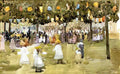 Maurice Prendergast central park new york city july 4th Art A4 Photo Print