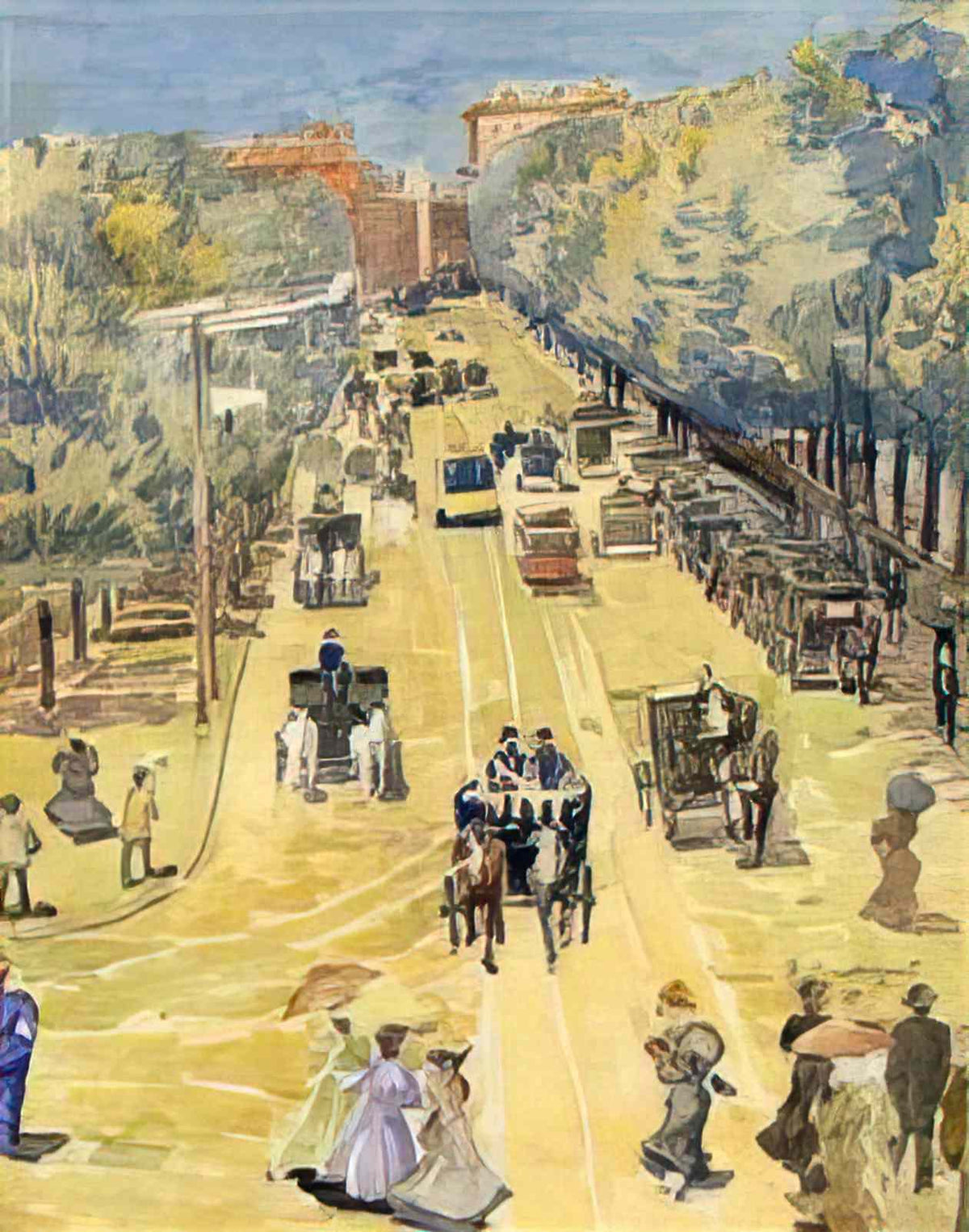 Maurice Prendergast charles street boston Art A4 Photo Print
