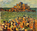 Maurice Prendergast chateaubriand s tomb st malo also known as st malo Art A4 Photo Print